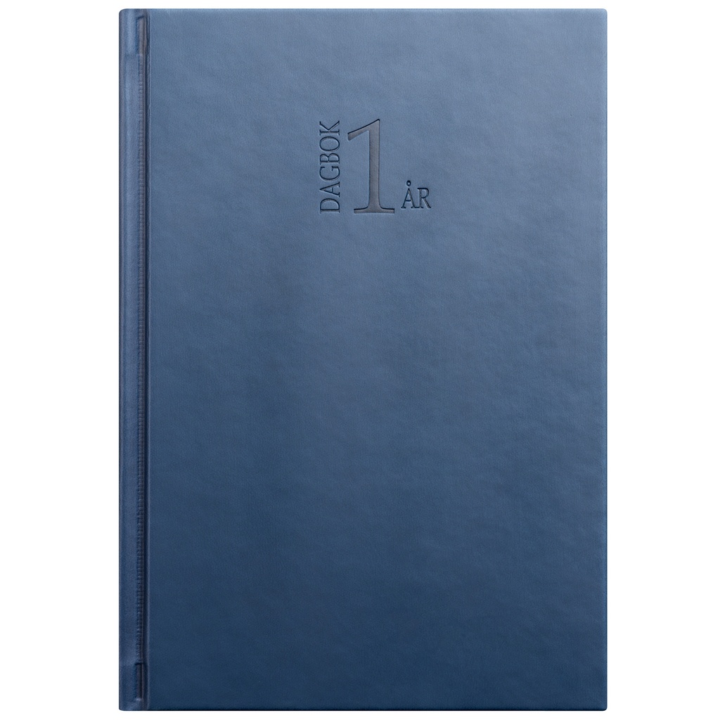 Dagbok 1-års 2026 blå