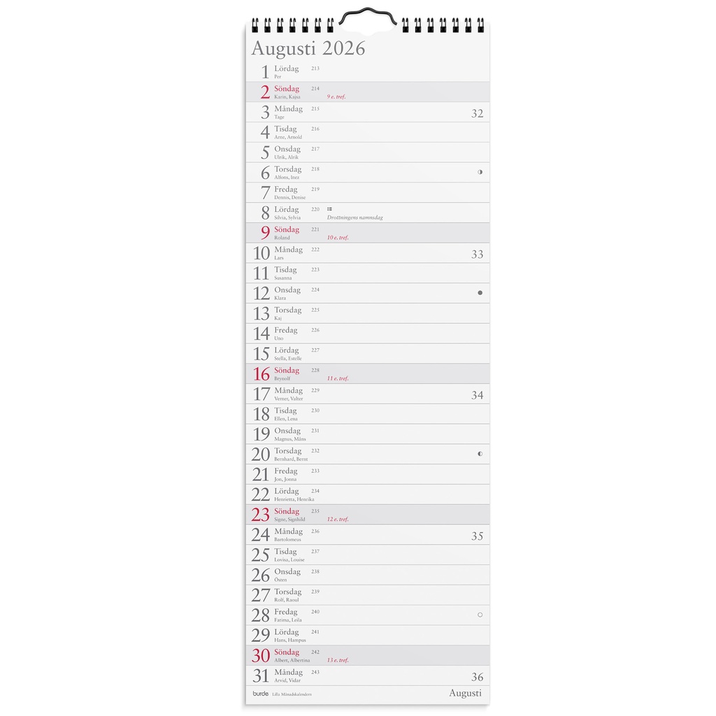 Lilla Månadskalendern 2026