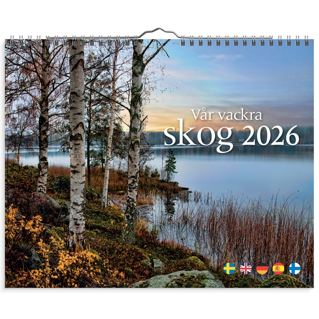 Väggkal. 2026 Vår vackra skog