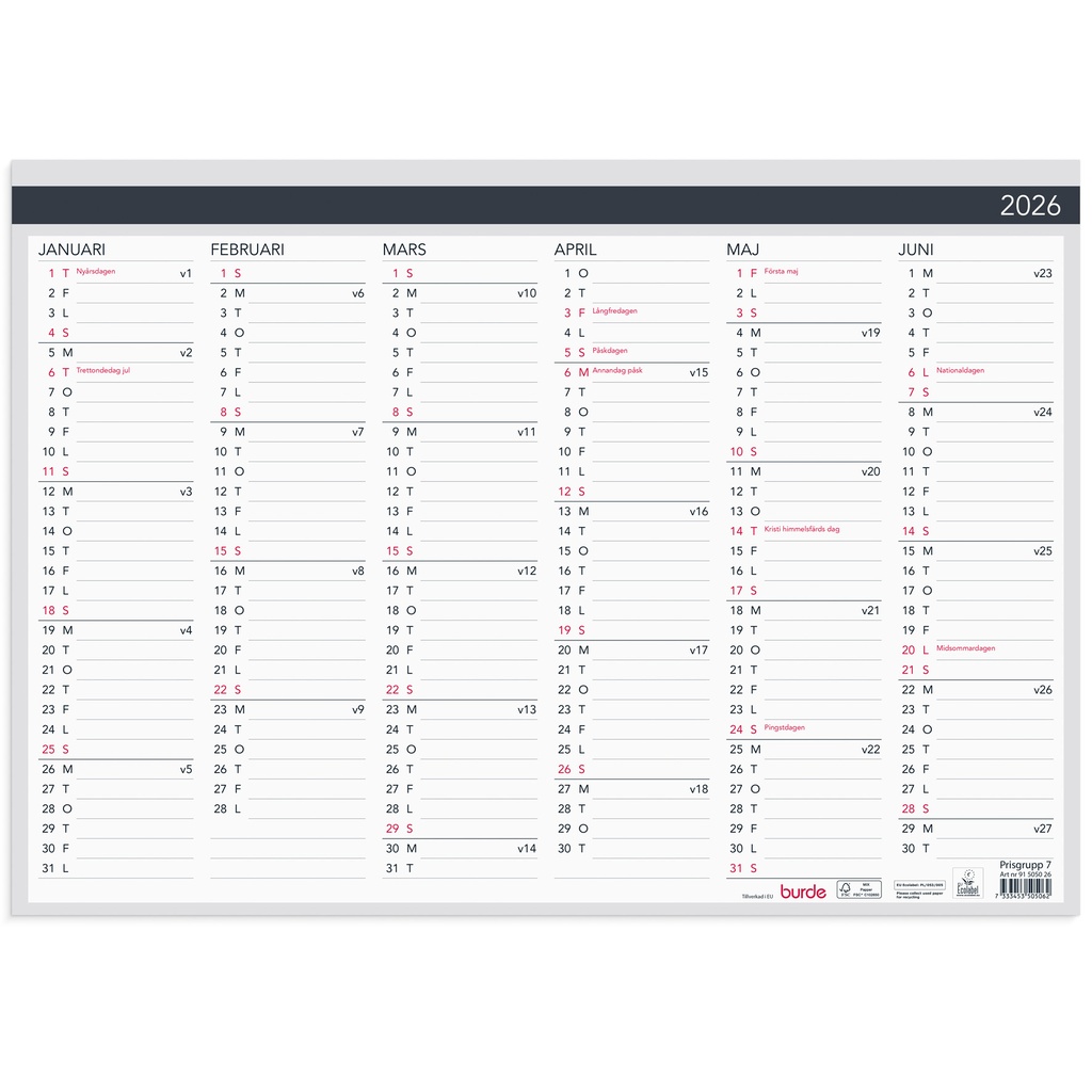 Väggblad Elegant 420x297 2026