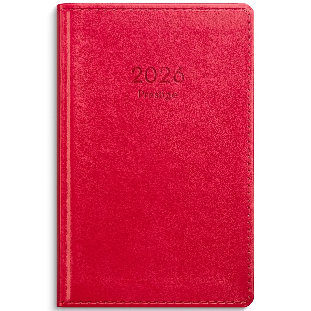 Prestige 2026 röd konstläder