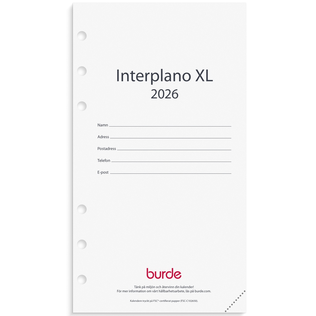 Regent kal.sats Interplano 26