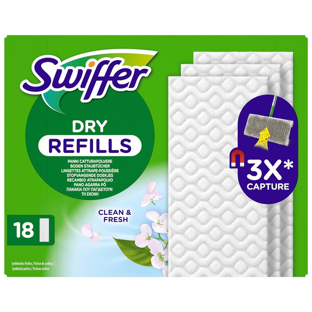 Golvdukar Torra Refill 18-pack