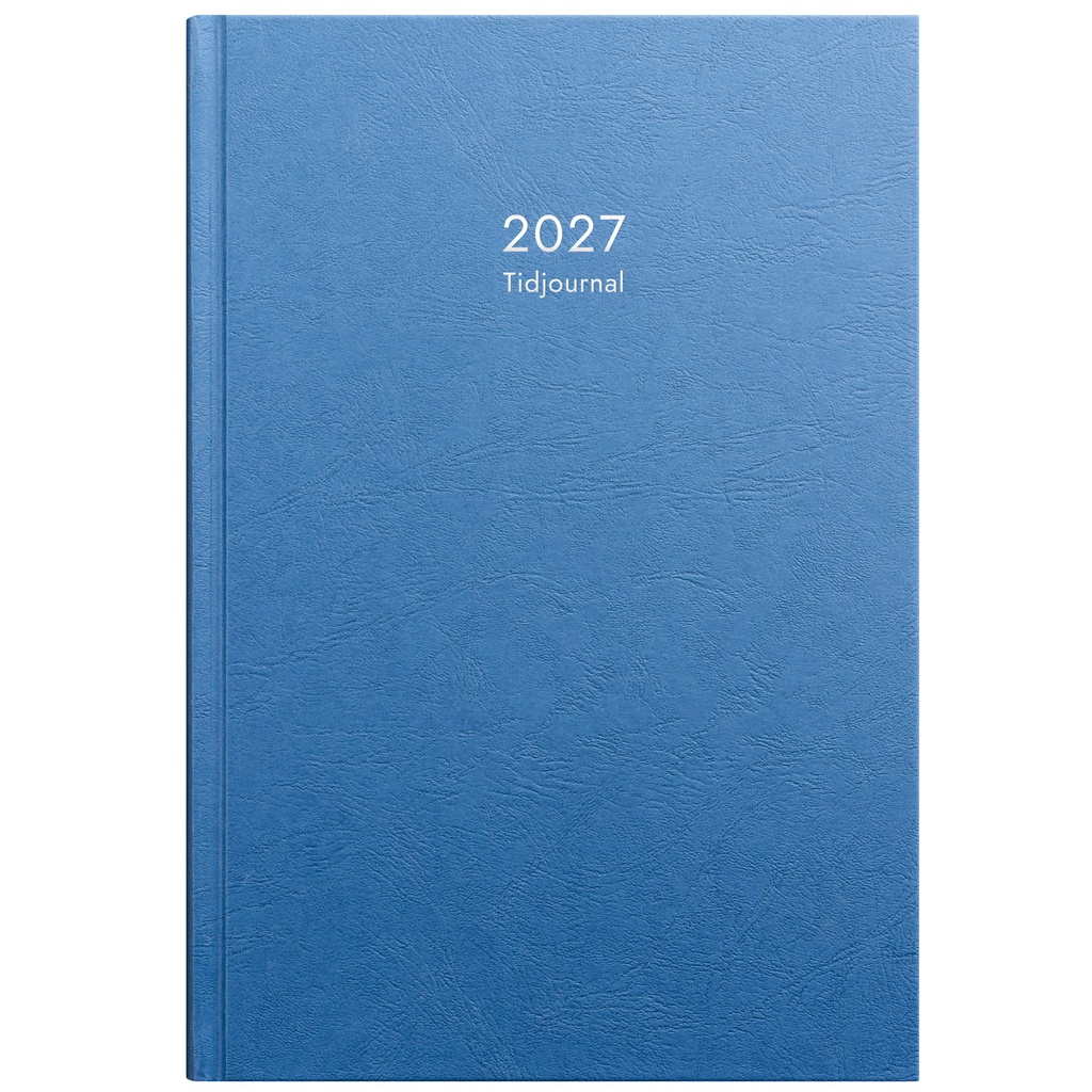 Kalender 2027 Tidjournal blå k