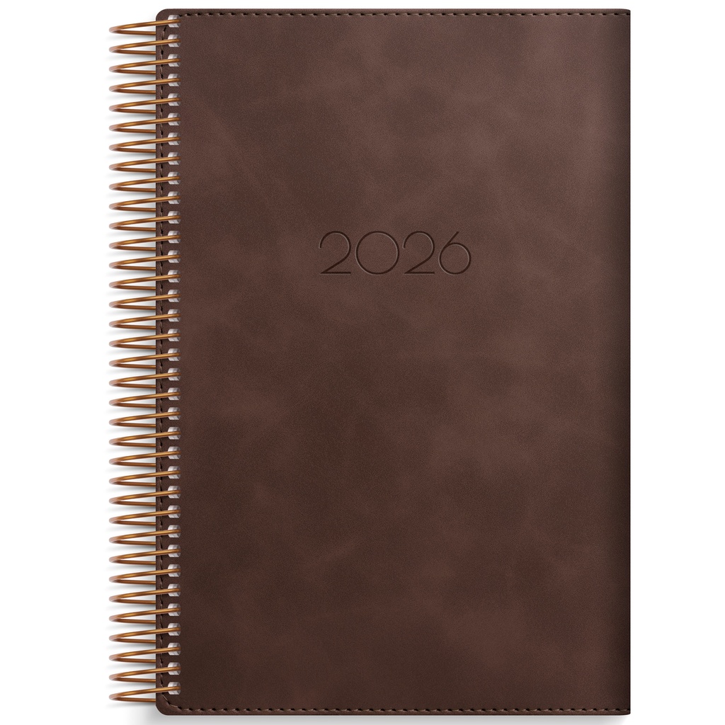 Dagbok Twist brun 2026