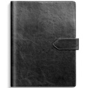 Weekly A5 sv konstläder 2026