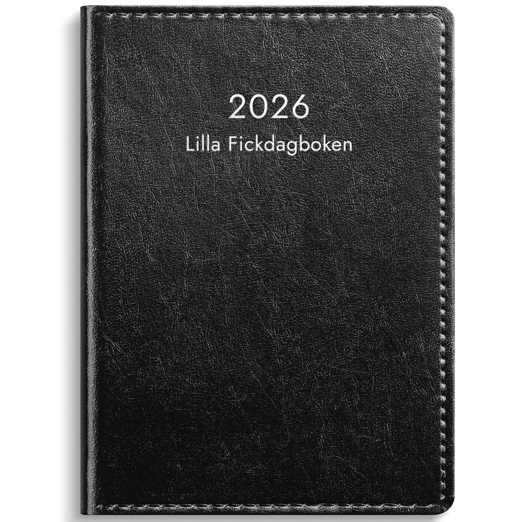 Lilla Fickdagboken 2026 svart