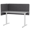 Bordsskärm Selma 800 x 650 mm Mörkgrå