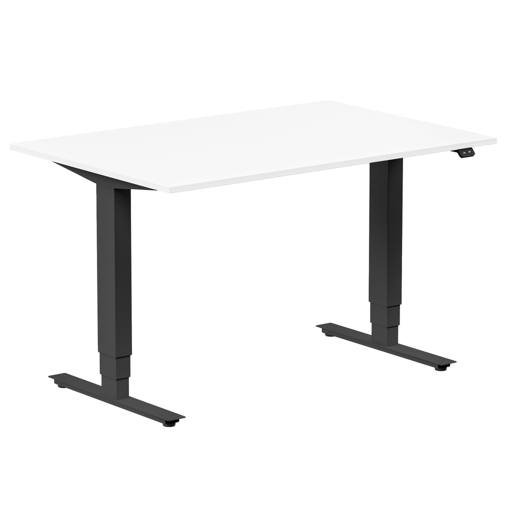 Skrivbord el Ergo120x80 vit/SV
