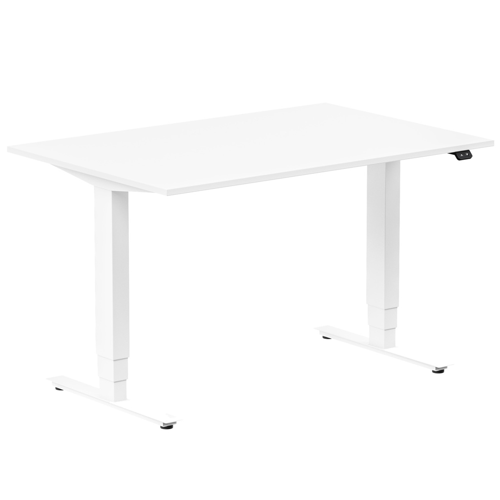 Skrivbord el Ergo120x80 vit/V