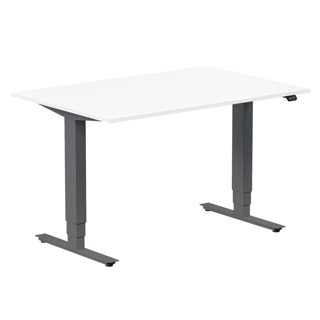 Skrivbord el Ergo120x80 vit/AR