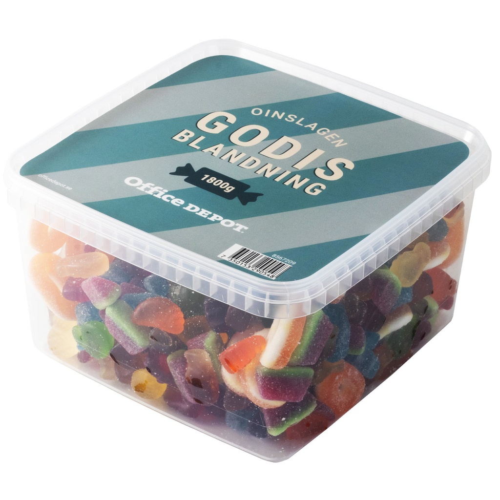 Godisblandning oinslaget 1800 g