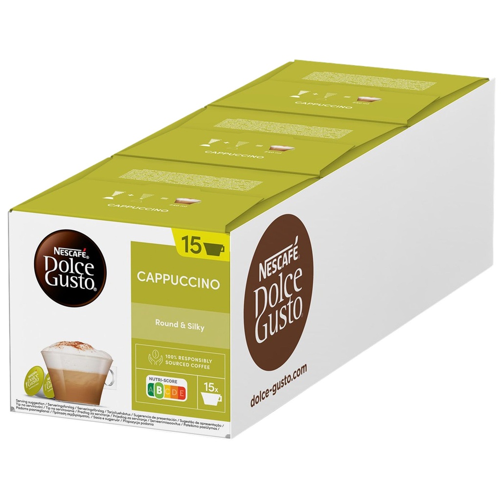 Kaffekapsel Nestlé Dolce Gusto Cappuccino 15+15 (15 port)