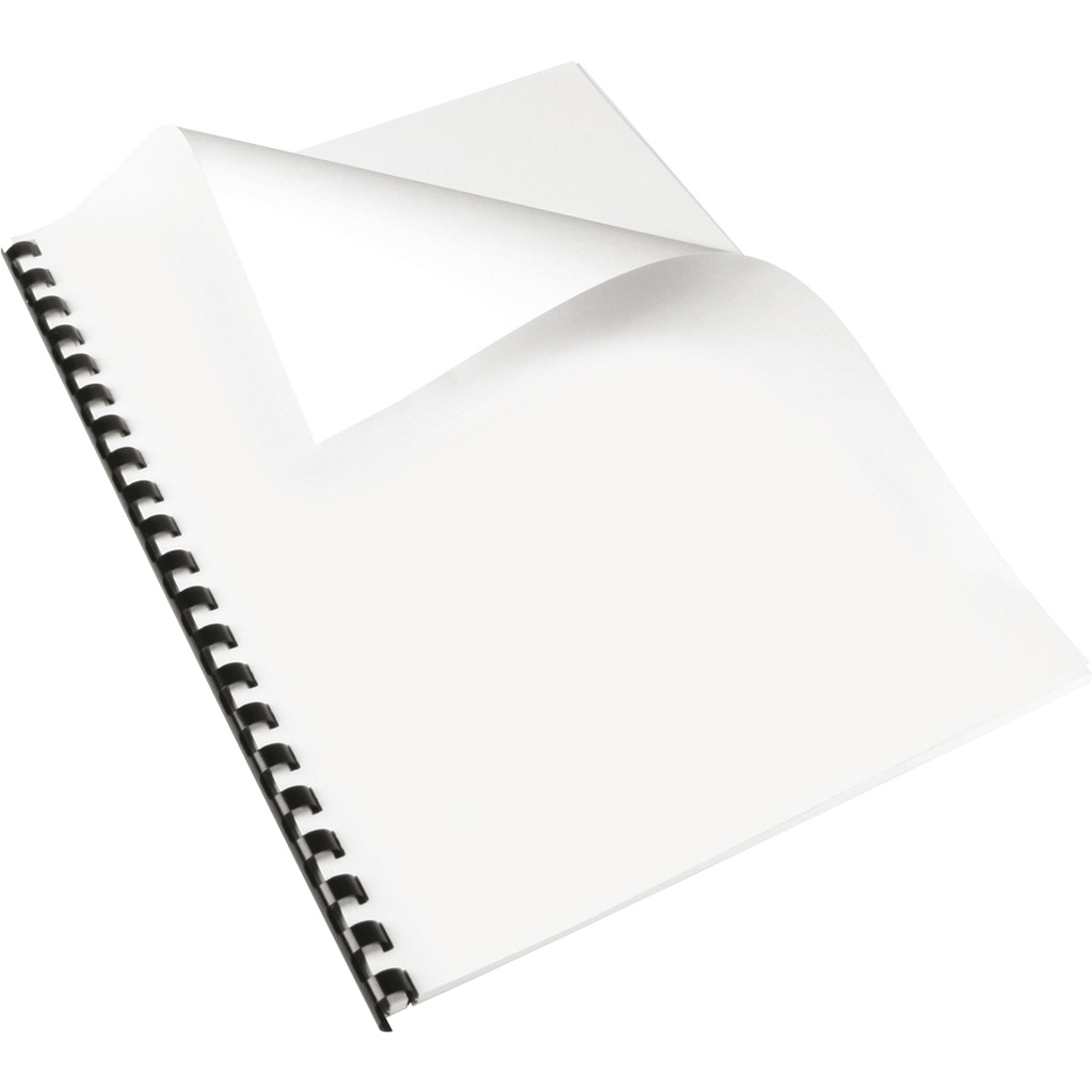 Kartongomslag A4 vit blanka 100st/fp 