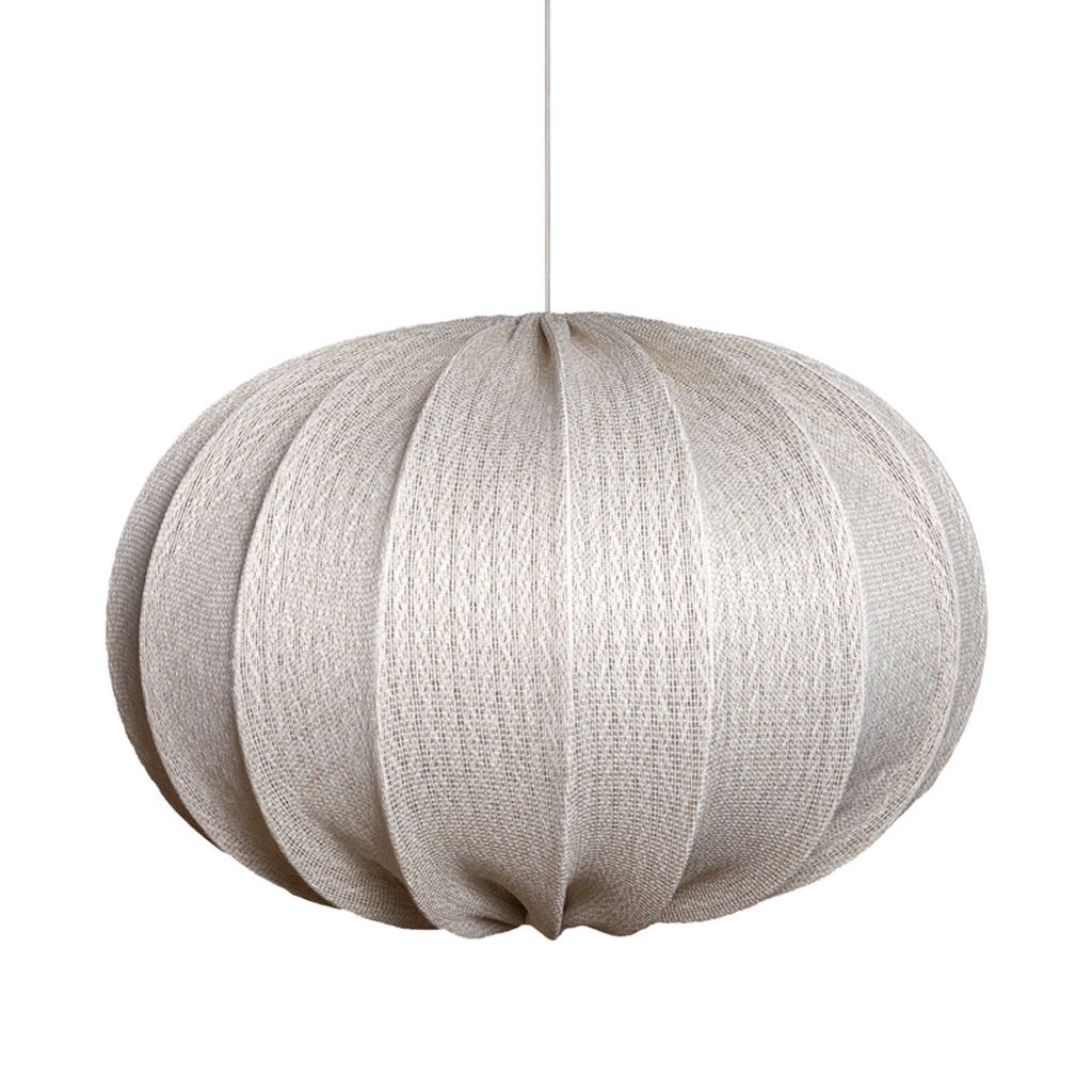 Taklampskärm Moon D78 s/v Rotan off-white