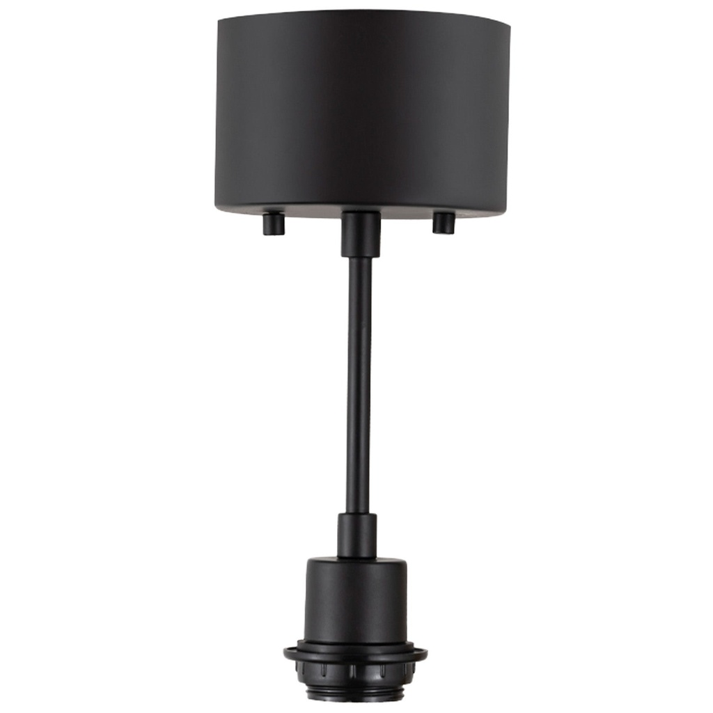 Takupphäng E27 (plafond) svart