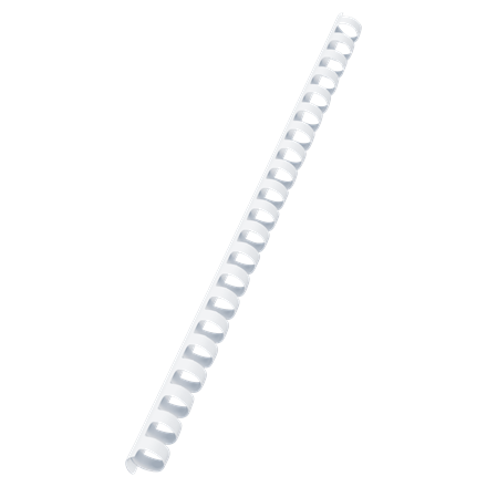 Plastspiral CombBind A4 21-ring 22mm vit 100 st/fp