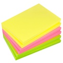 Notis Info Brilliant Sticky Notes 75x125 mm neon 6 block
