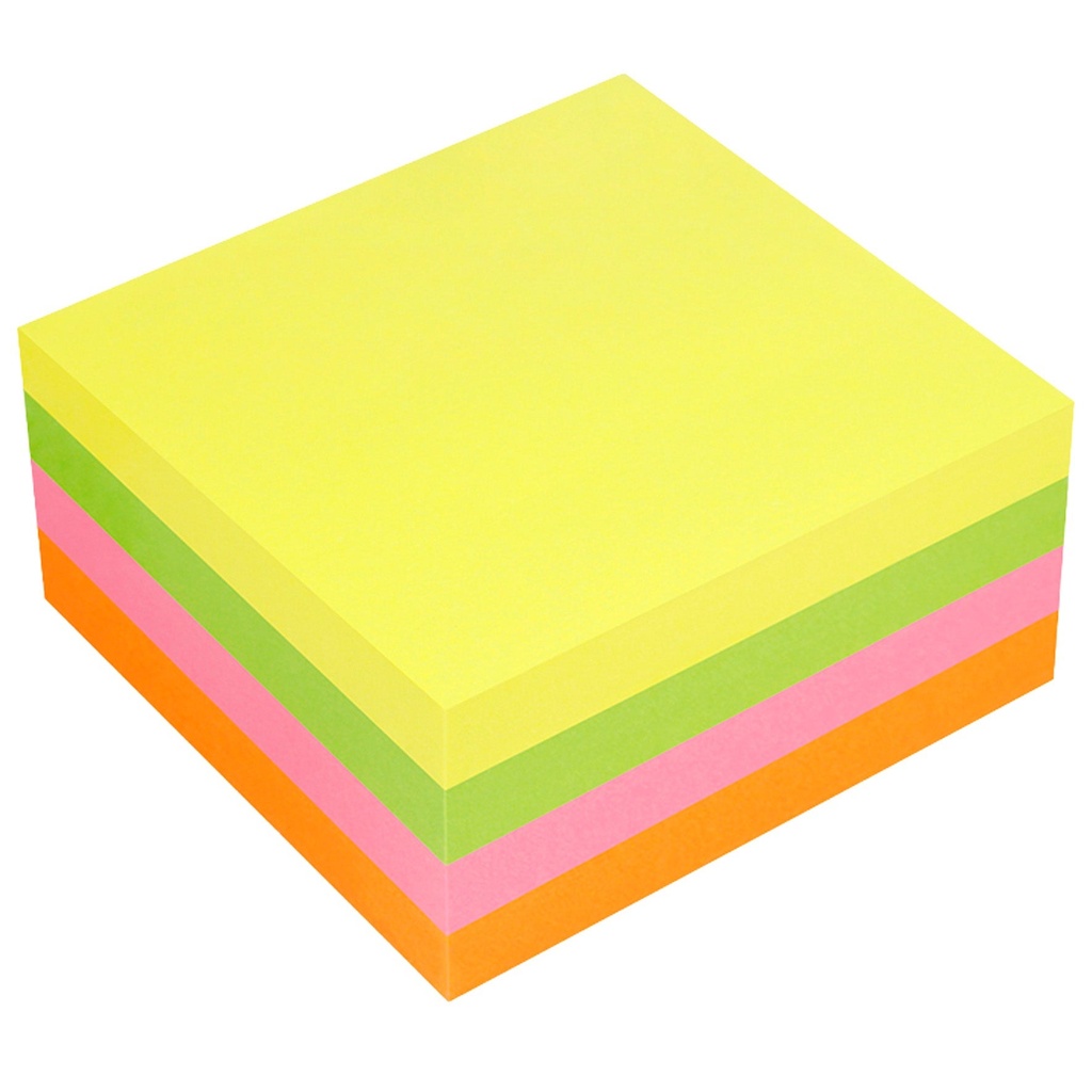 Notiskub 75x75 320bl neon