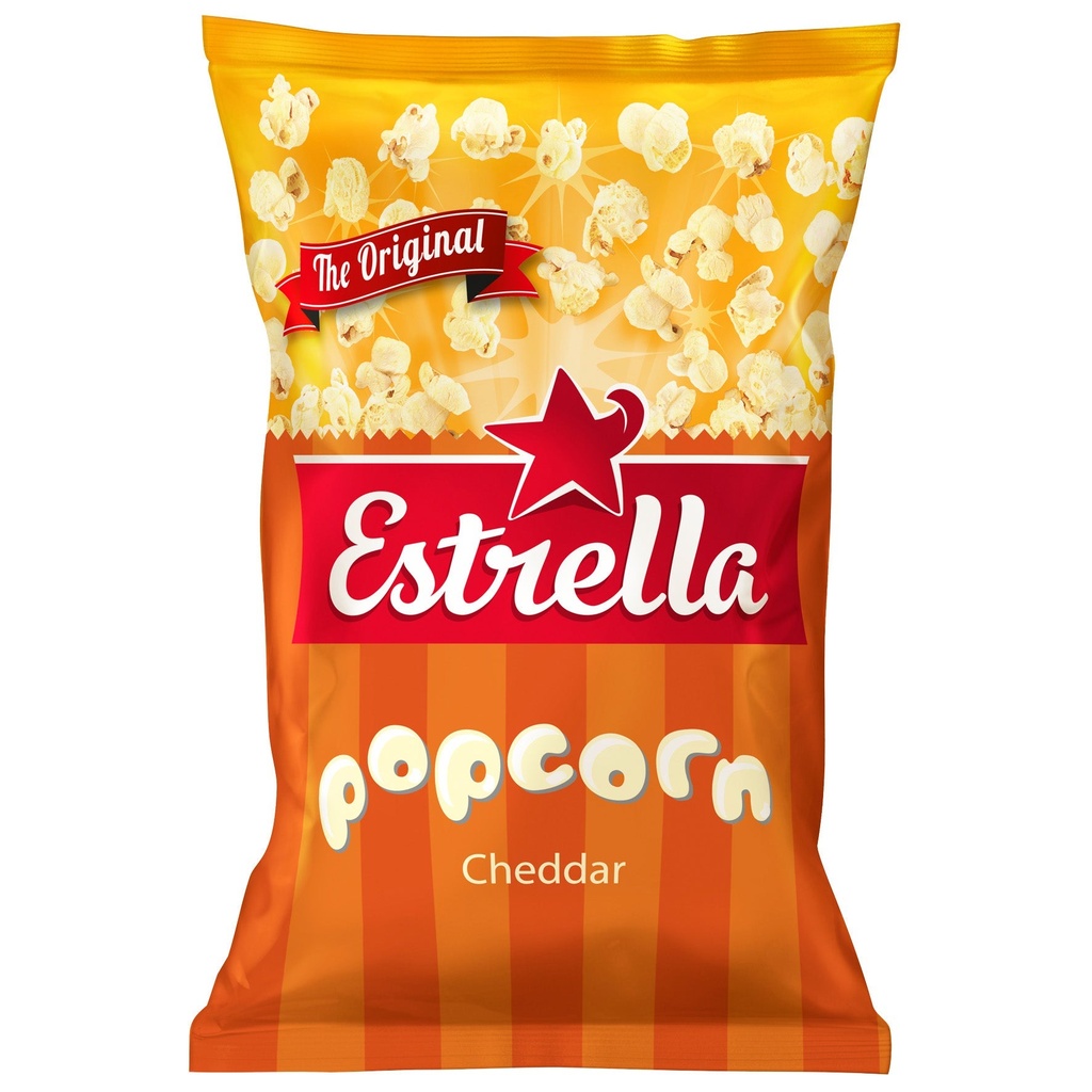 Popcorn Estrella Cheddar 15x80 g