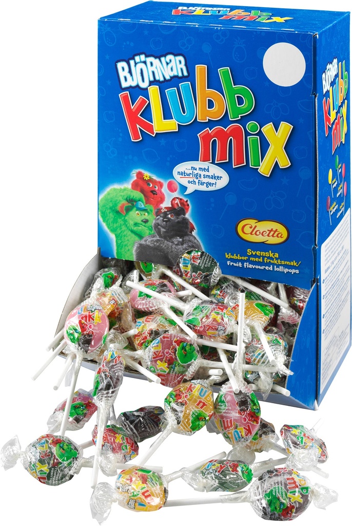 Godis Cloetta Klubbmix Björnar 180 st