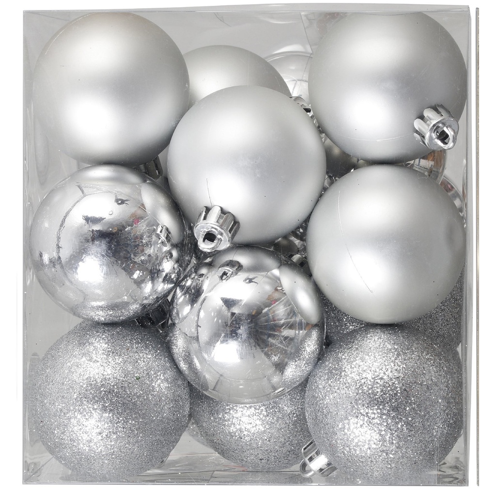 Julkula mix Silver 60 mm 20-pack