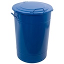 Avfallstunna med lock Greger 160 liter blå