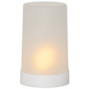 Lykta frostad LED 14,5 cm