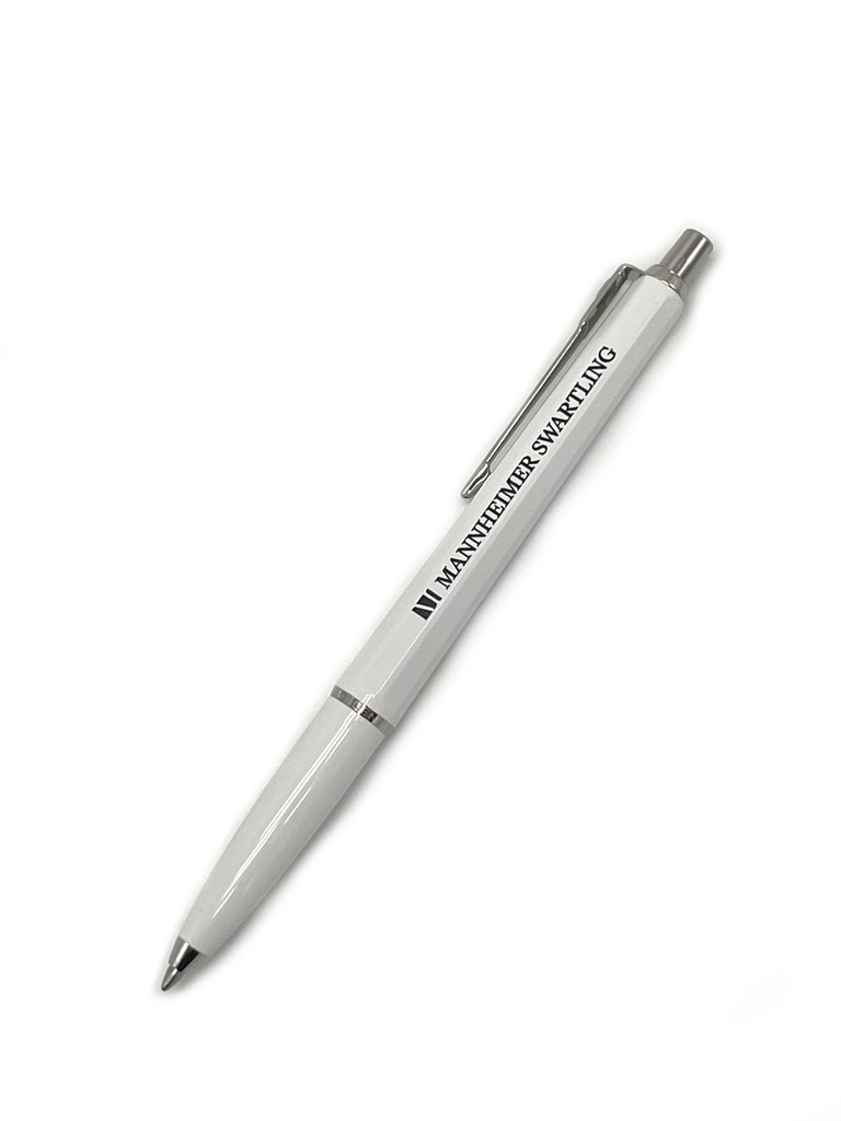 Penna Epoca vit med svart MSA logo 50st/fp