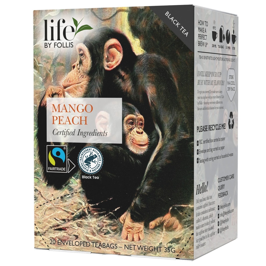 Te Mango Peach Life by Follis 20-pack