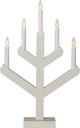 Ljusstake Vinga 5-armad Beige