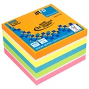 Notiskub Info Power 75x75 mm 450 blad neon
