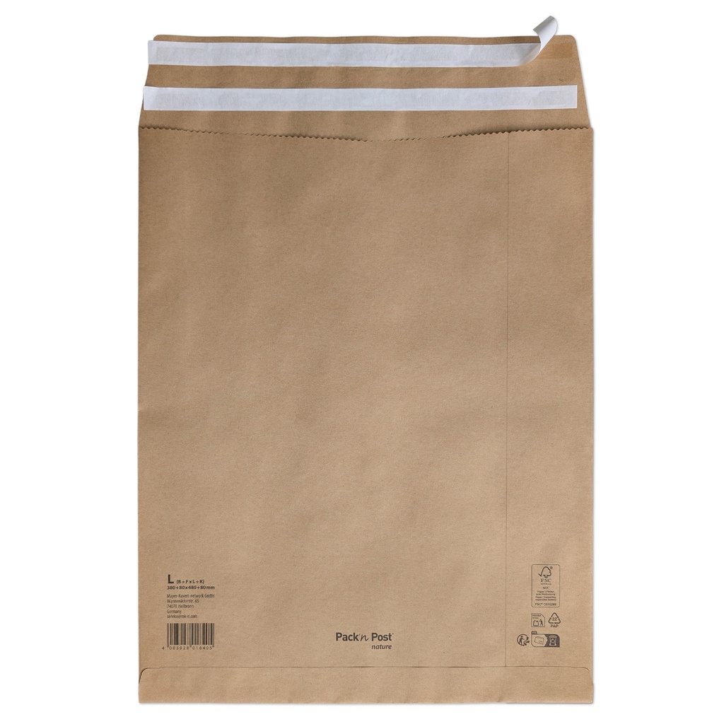 E-handelspåse papper XL 150-pack