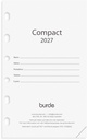 Kalendersats Compact 2027 Burde