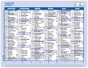 Kalenderkort 2027 Burde