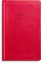 Fickagenda 2027 rött konstläder Burde