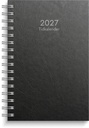 Tidkalender 2027 svart kartong Burde