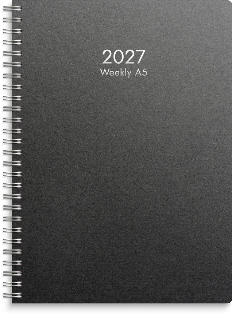 Kalender 2027 Weekly A5 refill Burde