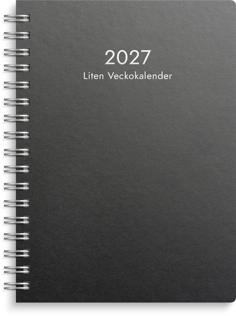 Liten Veckokalender 2027 refill Burde