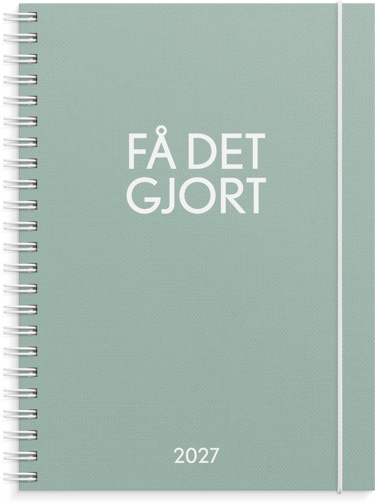 Kalender Få det gjort 2027 grön Burde