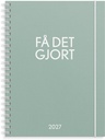 Kalender Få det gjort 2027 grön Burde