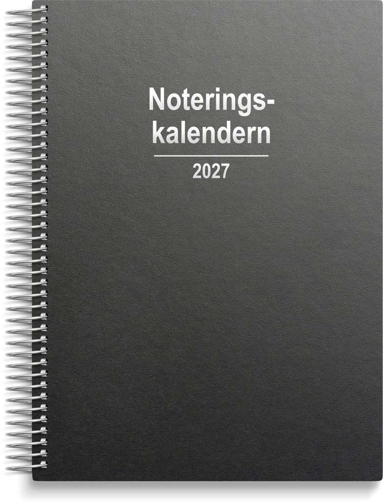 Noteringskalendern 2027 refill Burde