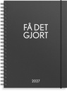 Kalender Få det gjort 2027 svart Burde