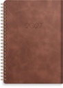 Kalender 2027 Business A5 Twist brun Burde