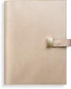 Kalender 2027 Weekly A5 beige konstläder Burde
