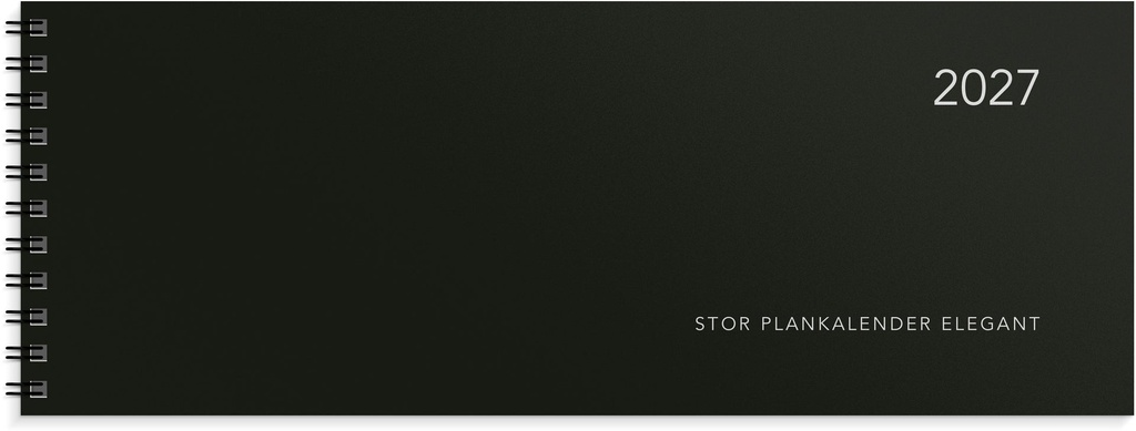 Stor Plankalender Elegant 2027 Burde