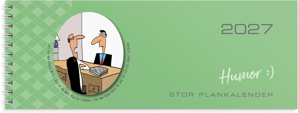 Stor Plankalender Humor 2027 Burde