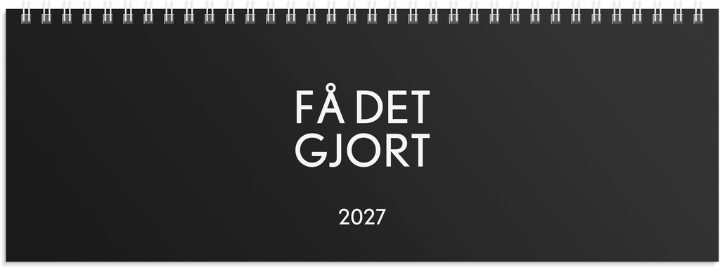 Bordsalmanackan Få det gjort 2027 Burde