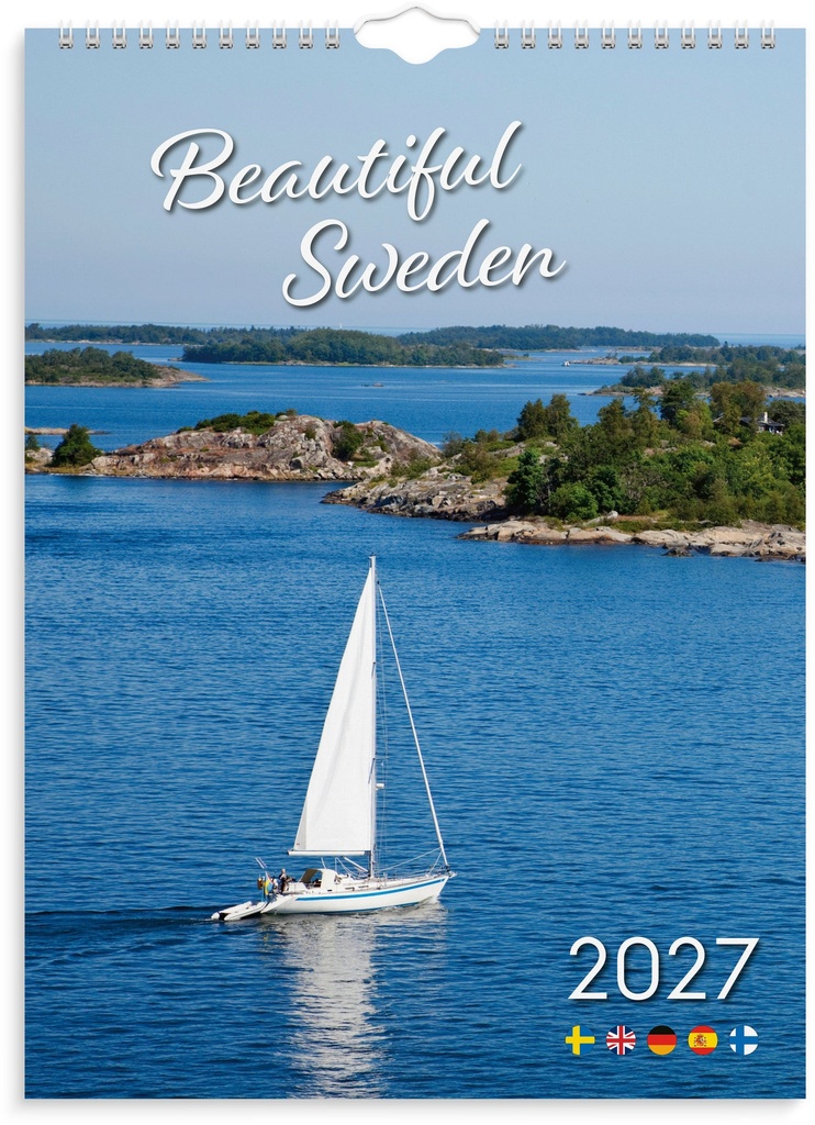 Väggkalender 2027 Beautiful Sweden Burde