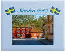 Väggkalender Sweden 2027 med kuvert Burde